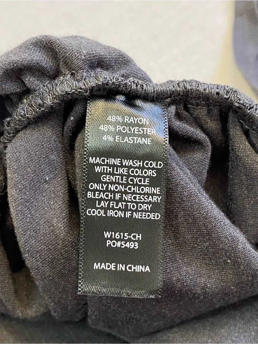 Betabrand Gray Katie Ruched Asymmetrical Side V-neck Tunic
